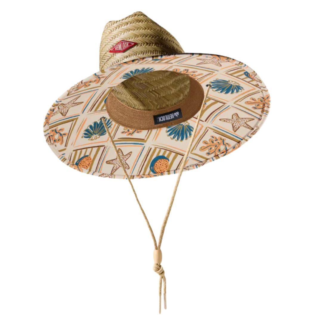 Hemlock Seashell Signature Lifeguard Straw Hat